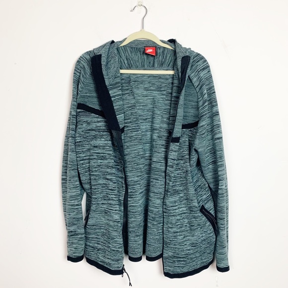 Nike Tech Knit Windrunner Jacket Hasta Green Large - Picture 3 of 6